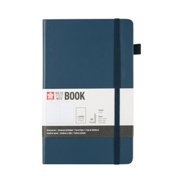 Sakura Carnet Sakura à couverture rigide, papier ligné, Indigo foncé